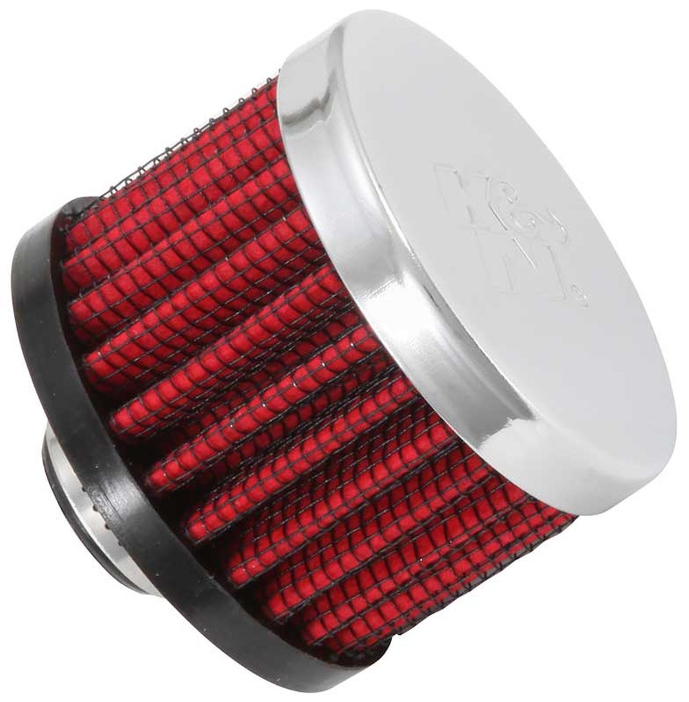 K&N 62-1320: 62-1320 Crankcase Vent Filter .375 in. Flange I.D.