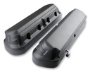 Holley 241-187: 241-187 Ford Fox Body Mustang-Style 2-Piece Cast-Aluminum Valve Covers for GM Gen III/IV LS Engines [Black Finish]