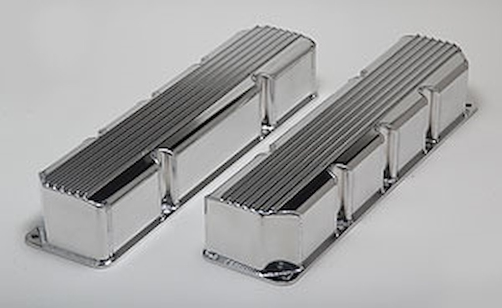 Hamburger's 1130: Fabricated Aluminum Valve Covers 1976-97 AMC/Jeep (304/360/390/401)