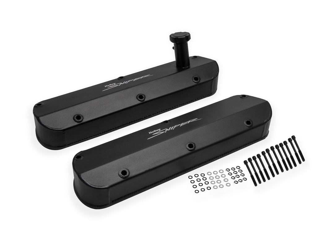 Holley 890013B: 890013B Fabricated Aluminum Valve Covers