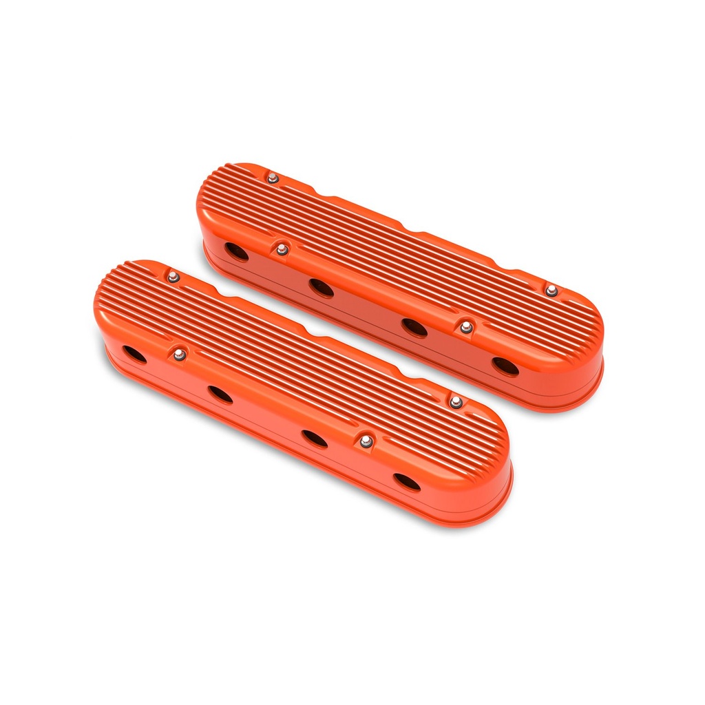 Holley 241-183: 241-183 Vintage Series Finned Valve Covers