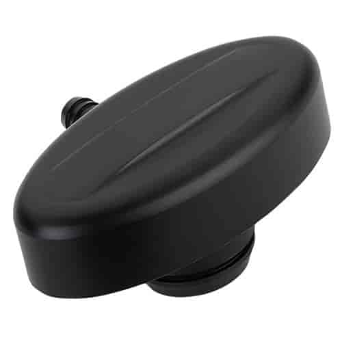 Billet Specialties BLK21939: Retro Oval Valve Cover PCV Breather Plain