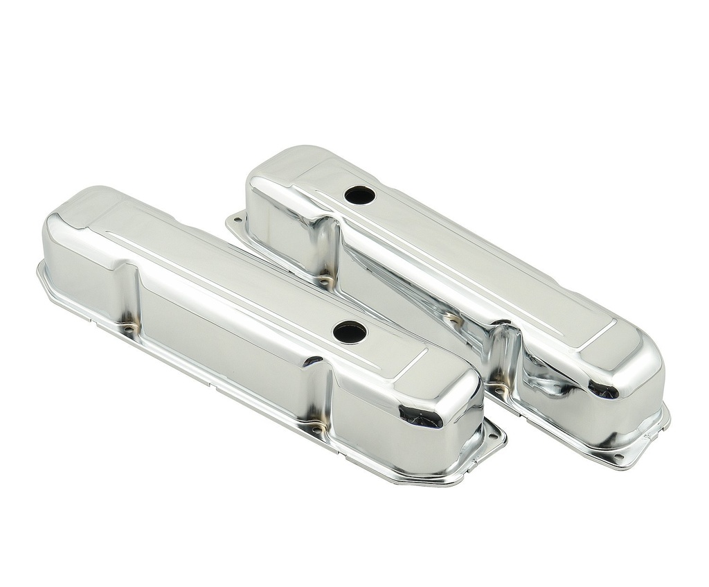 Mr Gasket 9807: Chrome Valve Covers Chrysler 383-440