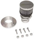 Moroso 68854: Valve Cover Breather Kit Universal Non-Weld Aluminum