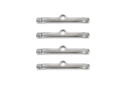 Mr Gasket 9817: Chrome Valve Cover Clamps Long Style (4/Pkg)