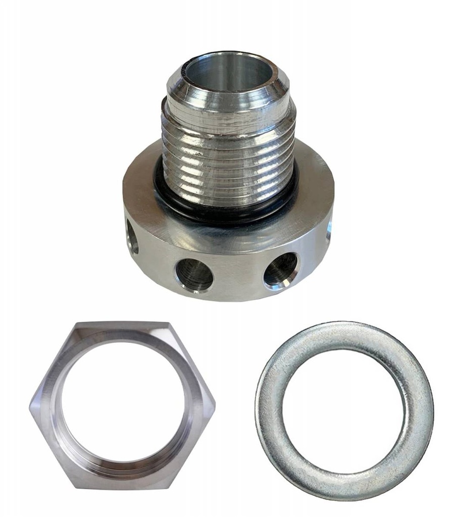 Granatelli 280112: 280112 Valve Cover Breather Insert, Billet -12AN Male