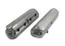 Holley 241-185: 241-185 Ford Fox Body Mustang-Style 2-Piece Cast-Aluminum Valve Covers for GM Gen III/IV LS Engines [Natural Finish]
