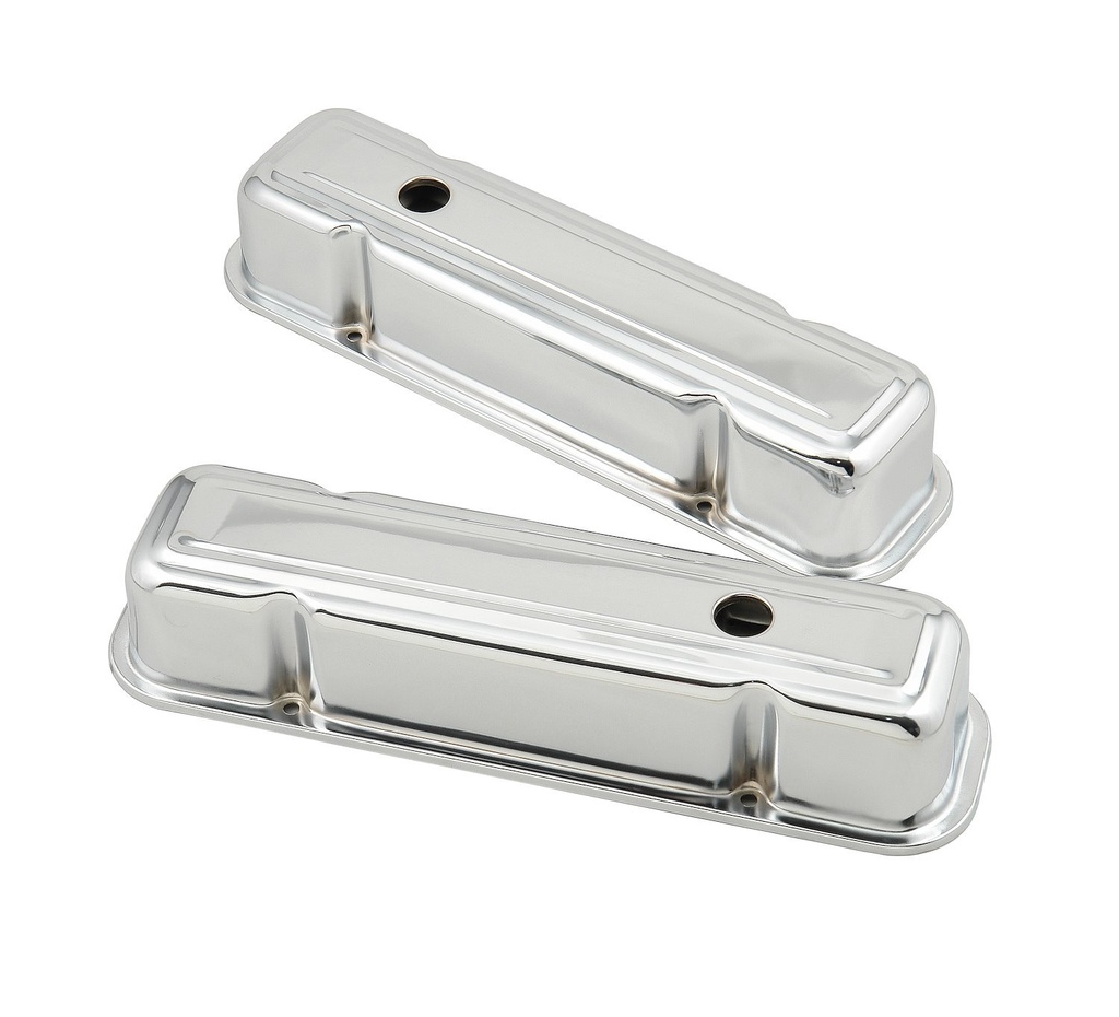 Mr Gasket 9805: Chrome Valve Covers Pontiac 301-455