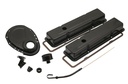 Mr Gasket 9834BP: Flat Black Engine Dress-Up Kit 1965-79 Small Block Chevy Includes:
