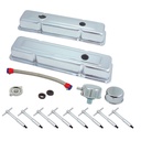 Spectre 54083: Chrome Engine Dress-Up Kit 1958-86 SB-Chevy 283-400 stock