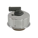 Scott Drake C8AZ-6766-BR: C8AZ-6766-BR 68-70 Chrome oil cap w/o logo