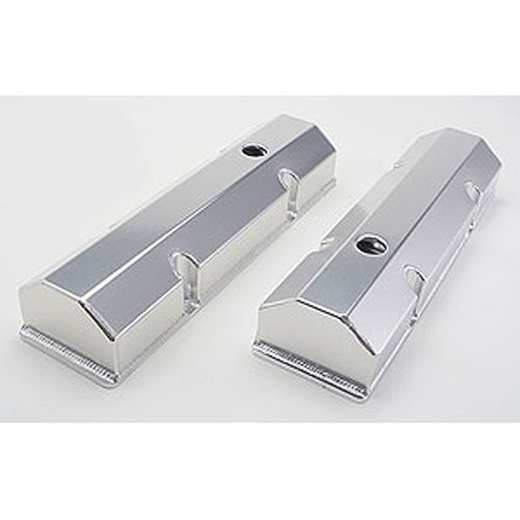 Hamburger's 1092: Fabricated Aluminum Valve Covers 1958-86 Small Block Chevy 283-400
