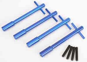 Moroso 68604: Aluminum T-Bar Wing Nuts 1/4" x 20