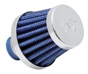 K&N 62-1600BL: 62-1600BL Crankcase Vent Filter w/Adapter .5 in. or .375 in. Flange I.D.