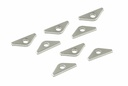 Mr Gasket 9899: Chrome Valve Cover Clamps Short Style (8/Pkg)