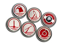American Car Craft Fluid Cap Covers