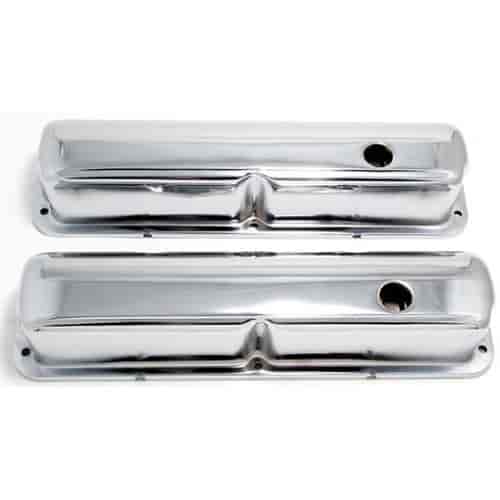 Trans Dapt 9296: Chrome Plated Steel Valve Covers 1958-76 Ford 352, 390, 406, 427, 428 V8