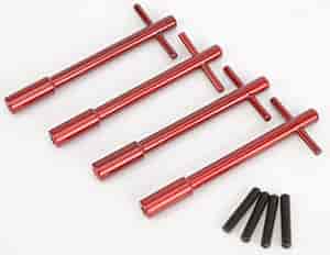 Moroso 68605: Aluminum T-Bar Wing Nuts 1/4" x 20