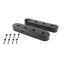 Top Street Performance JM8081-5BK: JM8081-5BK Valve Covers, Fab. Alum., w/o Coil Mounts LSX, Black