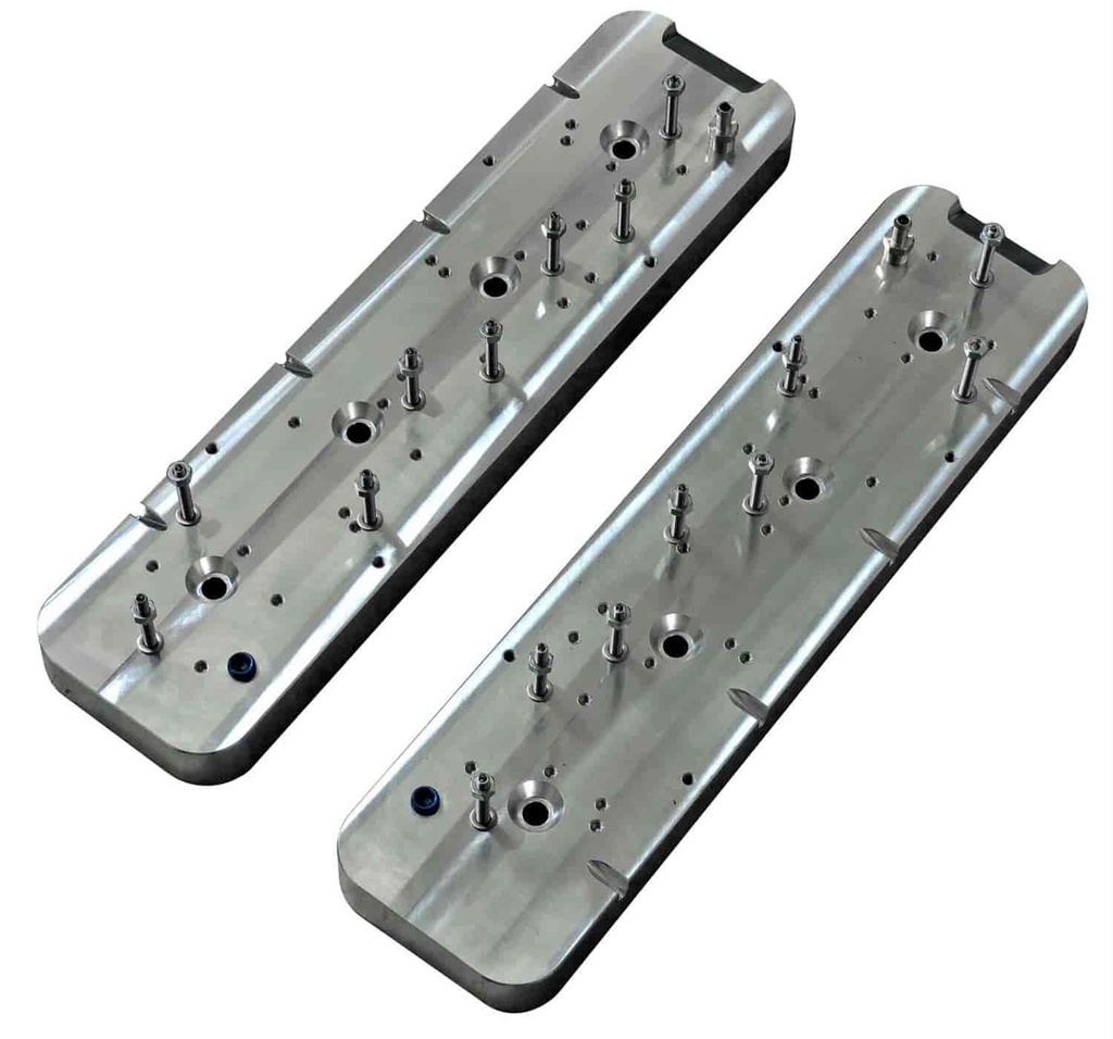 All American Billet LS-SBC-VCC: Valve Cover Adapters for LS to Small Block Chevy Conversion