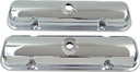 OER N9460: N9460 1964-81 Pontiac 301-455ci; Valve Covers; Chrome; With Drippers; OE 4900227