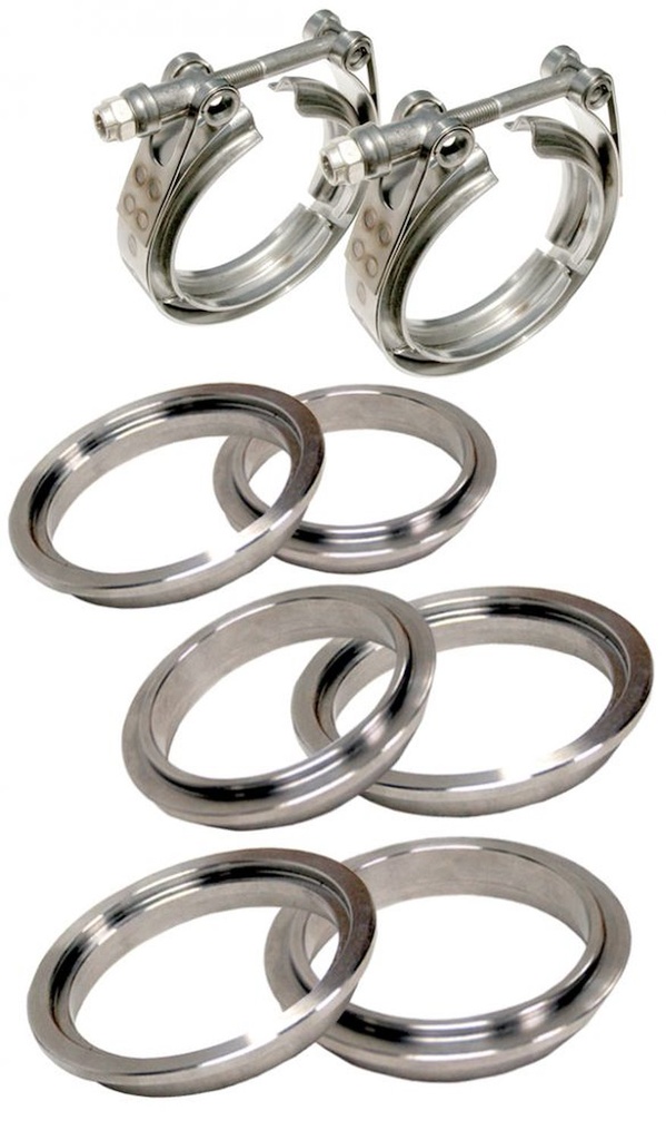 PPE Power 517340008: 517340008 4" V-band - 8 piece set (2C 3M 3F)