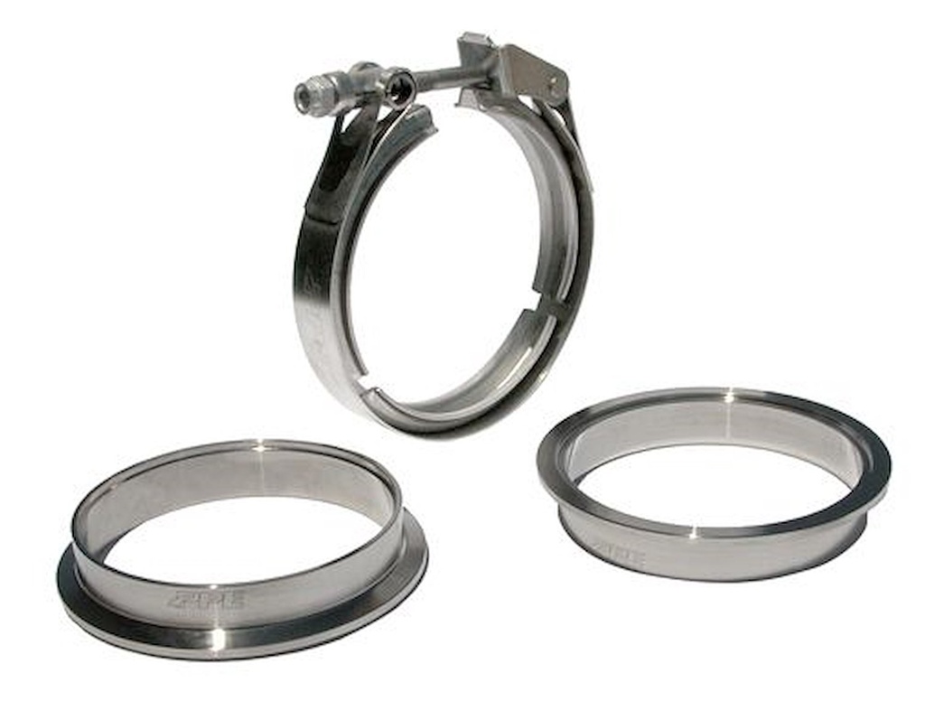 PPE Power 517140003: 517140003 4.0" V-Band 3 piece Set (1C 1M 1F) QR SS
