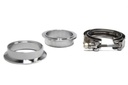Brian Tooley Racing BTR BTR25706: BTR25706 Stainless-Steel V-Band Flange Kit 2.50 in. w/Clamp