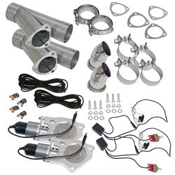 Summit Racing™ Complete Electric Exhaust Cutout Kits