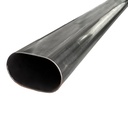 Granatelli 313535: 313535 Exhaust Tubing, 3 in. Oval, 5 ft. Long