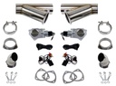 Granatelli 307522D: 307522D Electronic Exhaust Cutout Kit, 2.25 in. 57 mm, Dual System, Stainless Steel