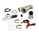 Patriot Exhaust PEC250K-1: Single 2.500 in. Electric Cutout System w/Remote