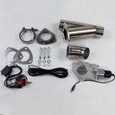 Granatelli 307525: 307525 Electronic Exhaust Cutout Kit, 2.5 in. (63 mm), Stainless Steel