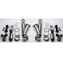 Granatelli 303540D: 303540D Electronic Aluminized Mild Steel Exhaust Cutout System for 4 in. Dual Exhaust (Slip-Fit)