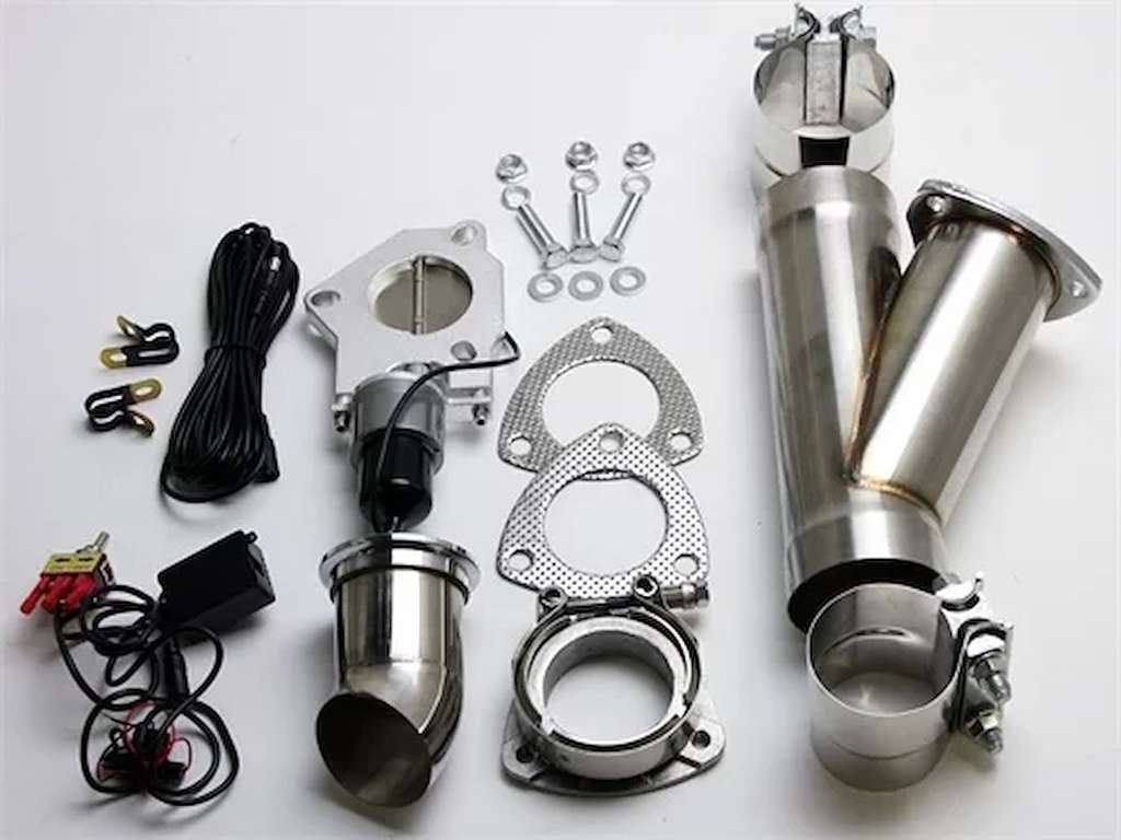 Granatelli 302540: 302540 Electronic Exhaust Cutout Kit, 4.0 in. (102 mm), Stainless Steel, Slip Fit w/Band Clamp