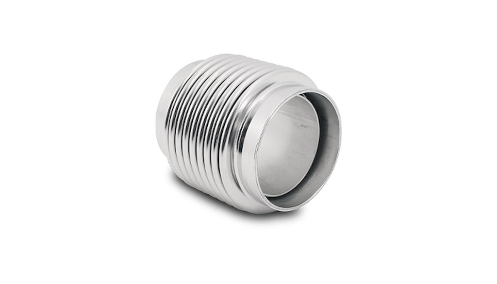 Vibrant Performance 69425: Bellows Assembly with Solid Liner/End Cap - 1.750 in. Inlet/Outlet Diameter, 2.500 in. Overall Length