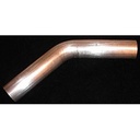 Stainless Works MB45225: MB45225 Exhaust Pipe, Universal, 2-1/4" 45 Degree Mandrel Bend .049 Wall