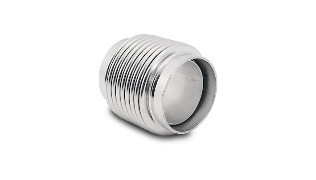 Vibrant Performance 69527: Bellows Assembly with Solid Liner/End Cap - 1.875 in. Inlet/Outlet Diameter, 2.750 in. Overall Length