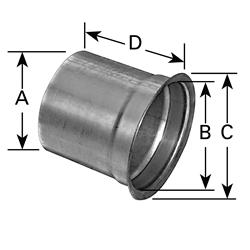 AP Exhaust Pipe Flared Adapters