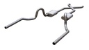 Pypes Performance Exhaust SGA13R: Race-Pro Crossmember-Back Exhaust System 1964-72 GM A Body