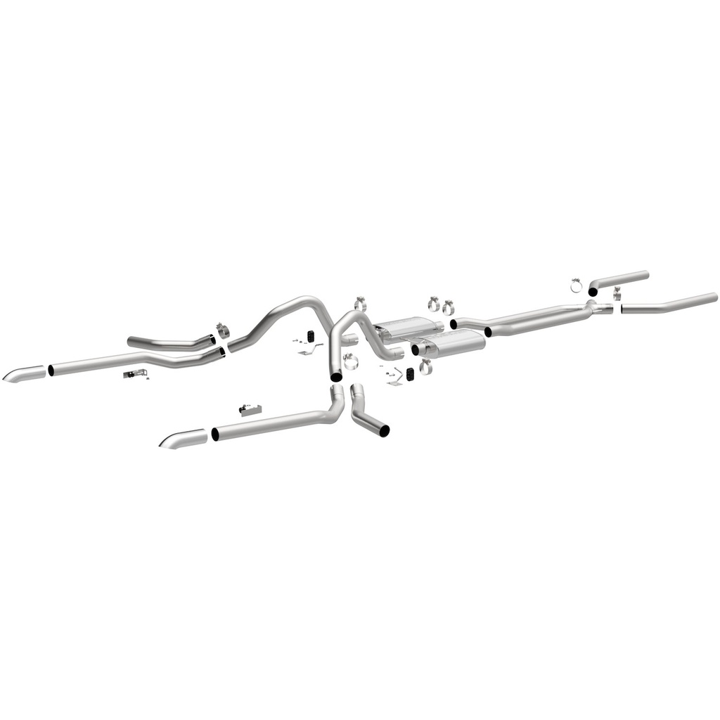 Magnaflow 15165: 15165 Street Series Crossmember-Back Performance Exhaust System for 1965-1969 Chevrolet Impala