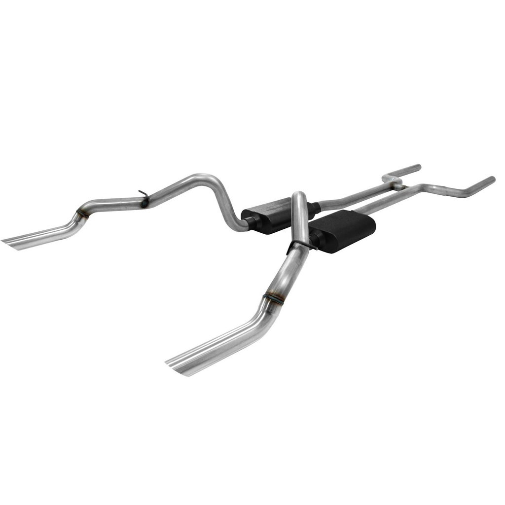 Flowmaster 817139: American Thunder Header-Back Exhaust System 1969 GM Camaro/Firebird V8