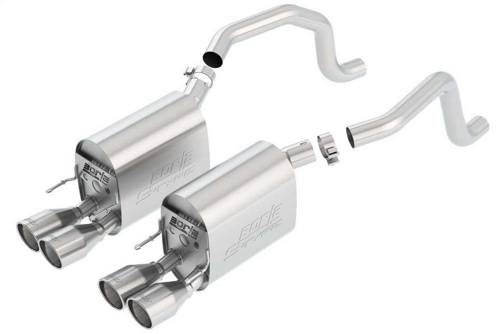 Borla 11811: Axle-Back Exhaust System 2009-2013 Corvette 6.2L
