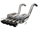 Corsa 14777BLK: Active Valve (NPP) Axle-Back Exhaust System 2015-2019 Chevrolet Corvette C7 Z06 6.2L V8 - Quad Black Tips