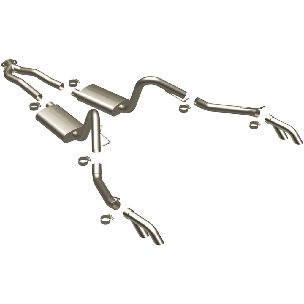 Magnaflow 16830: 16830 Street Series Cat-Back Performance Exhaust System for 1975-1981 Pontiac Firebird
