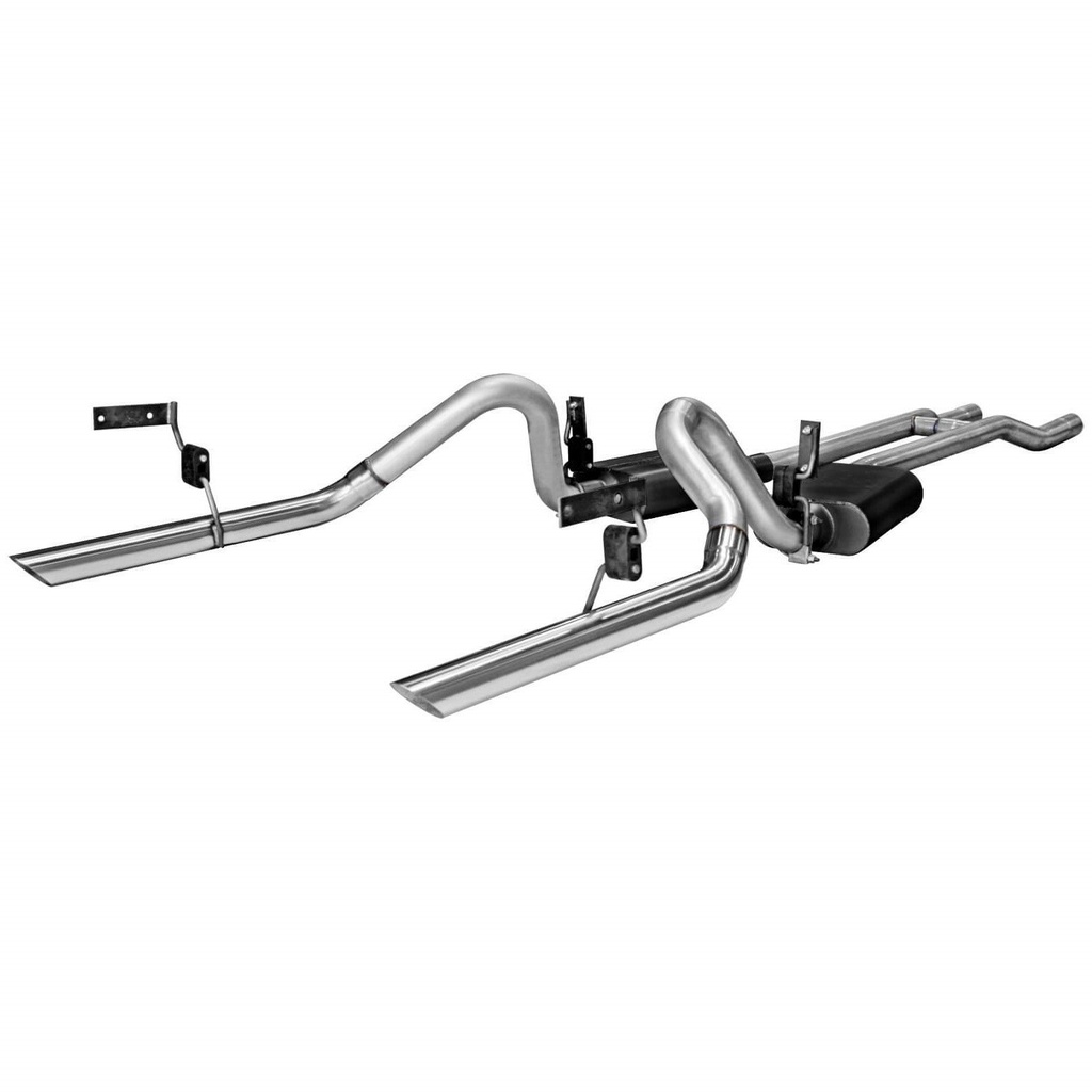 Flowmaster 17273: American Thunder Header-Back Exhaust System 1964-1966 Ford Mustang V8