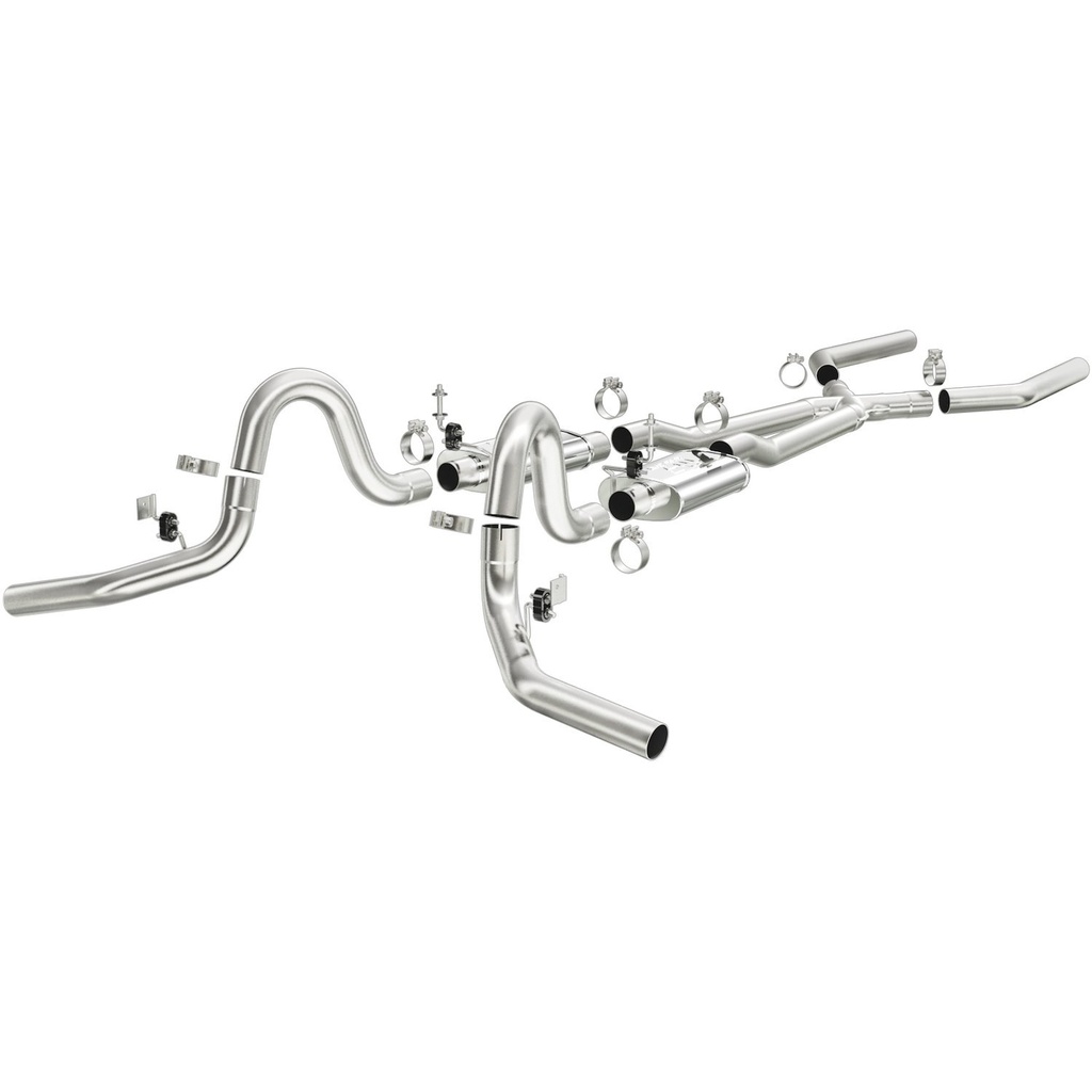 Magnaflow 15897: 15897 Street Series Crossmember-Back Performance Exhaust System Fits Select Buick, Chevrolet, Oldsmobile, Pontiac Models