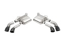 Corsa 14789BLK: Active Valve (NPP) Axle-Back Exhaust System Fits Select Chevy Camaro SS, ZL1 6.2L - Quad Black Tips
