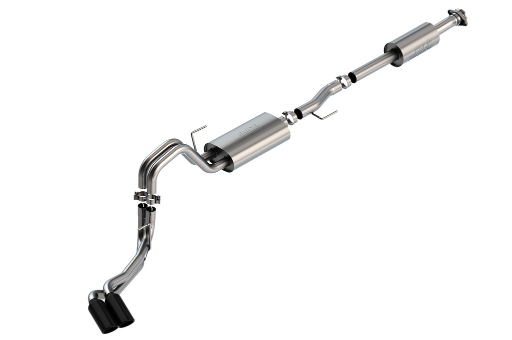 Borla 140873BC: 140873BC Touring Cat-Back Exhaust System Fits Select Ford F-150 5.0L V8