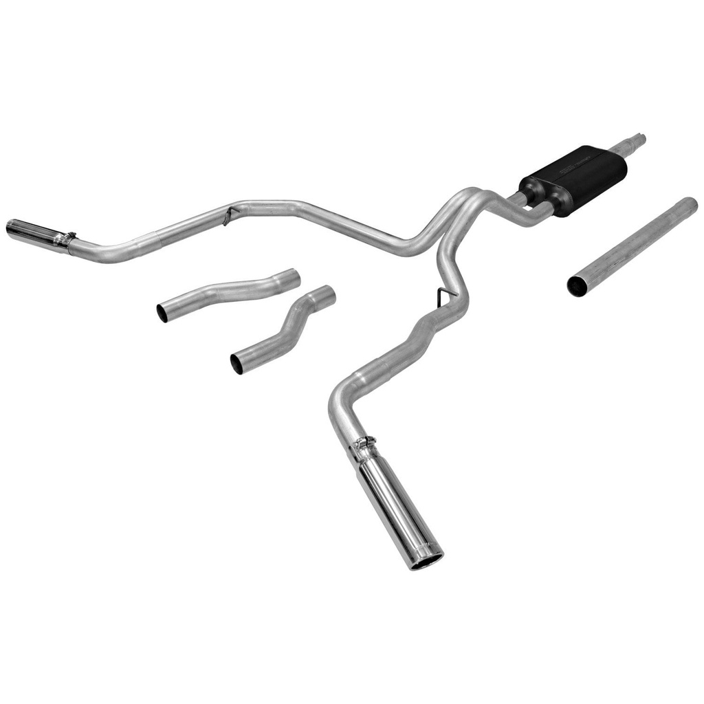 Flowmaster 17471: 17471 American Thunder Cat-Back Exhaust System 1987-1996 Ford F-150 4.9L V6/5.8L V8